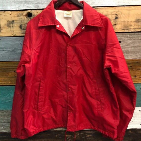 Vintage Auburn Sportswear Red Jacket Size Medium Member Champion Fleet Etsy Australia