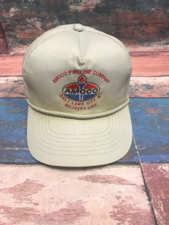 Vintage Snap Back Hat Trucker Amoco
