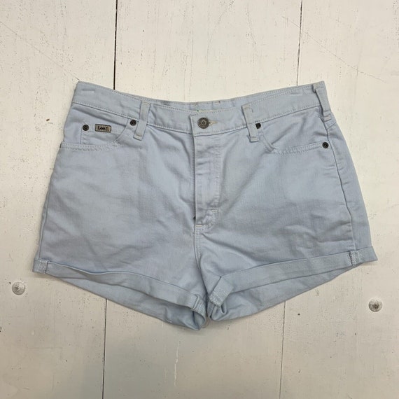 Lee Vintage Womens Blue Cutoff Shorts Size 10 - image 1