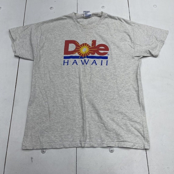 Vintage Dole Hawaii White Short Sleeve T Shirt Mens Size Large Made in USA  -  Canada