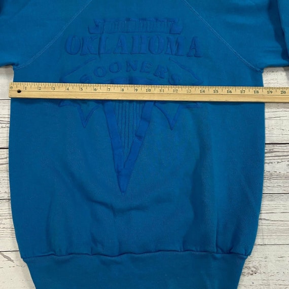 Vintage Blue OU Oklahoma Sooners NCAA Sweatshirt … - image 5