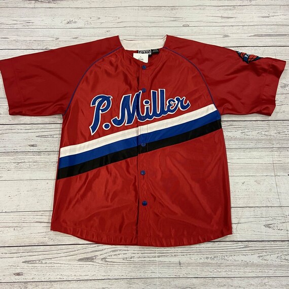 Vintage P Miller Master P Red Button up Short Sleeve Red 