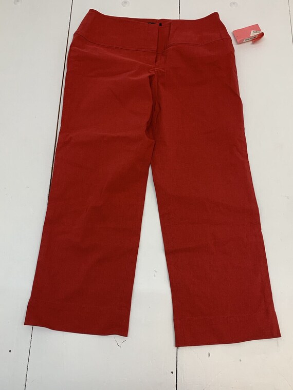 Frenchi Women’s Slack Pants Size 5 Claret Red Crop