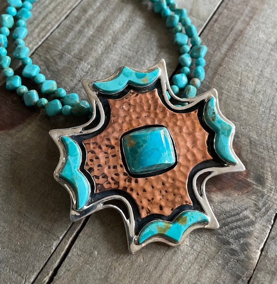 jay king genuine turquoise cleopatra style necklace | Genuine turquoise,  Fashion necklace, Necklace