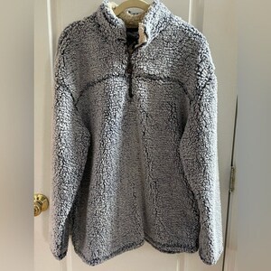 Green tea pullover hot sale sherpa