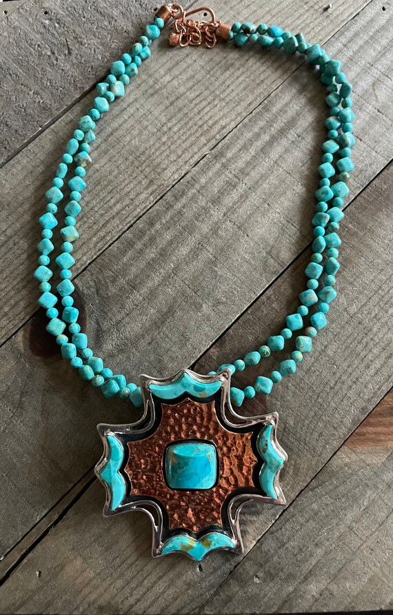 Sterling Silver Jay King Mine Finds Turquoise Beaded Necklac | Estate  Jewelers | Toledo, OH
