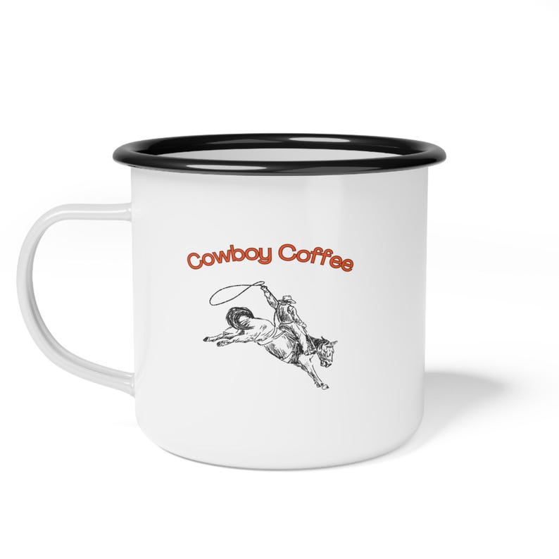 Cowboy Mug, Cowboy Camping Mug, Cowboy Camping Coffee Mug, Gift for Cowboy, Camping Coffee Mug, Fun Coffee Mug, Cowboy Gift, Camping Gift image 3