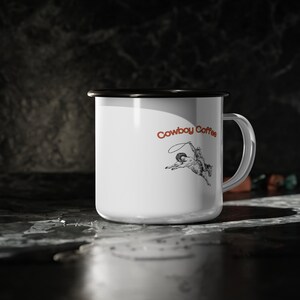 Cowboy Mug, Cowboy Camping Mug, Cowboy Camping Coffee Mug, Gift for Cowboy, Camping Coffee Mug, Fun Coffee Mug, Cowboy Gift, Camping Gift image 2