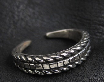 925 Silver Finger Ring from Medieval Poland. Slavic Jewelry. Reenactment.