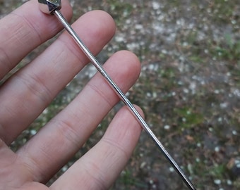 925 Silver Roman Hairpin. Ancient Rome. Antique Jewelry. Historical Reenactment.