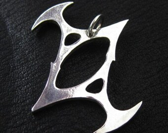 925 Silver Planescape Torment Amulet. Symbol Dungeons and Dragons Geek