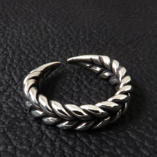 925 Silver Finger Ring from Medieval Poland. Slavic Jewelry. Historical Reenactment