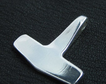 925 Silver Thor&#39;s Hammer Penadnt. Viking Jewelry. Mjolnir. Pagan. Reenactment.
