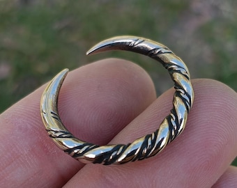 Solid Bronze Viking Finger Ring. Scandinavian. Nordic. Historical Reenactment.