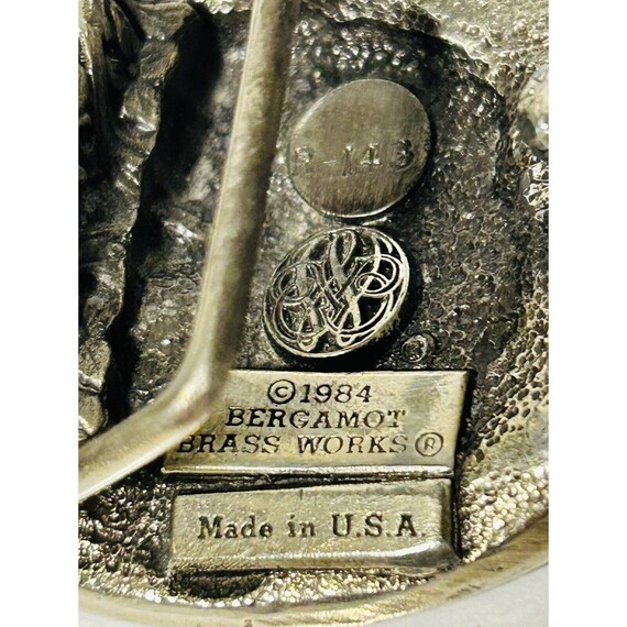 1984 Bergamot Brass Works R-143 Eagle Silver Oval… - image 3