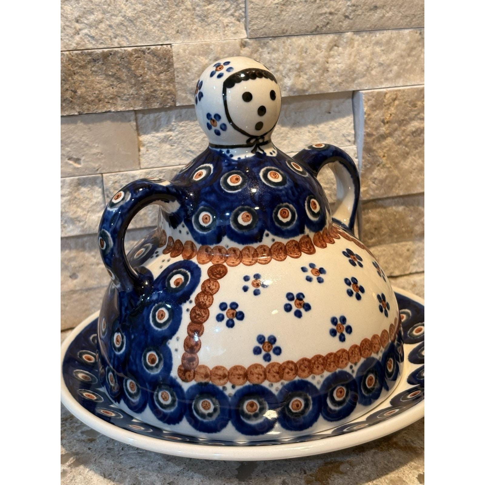 Polish Pottery Cheese Lady - Etsy
