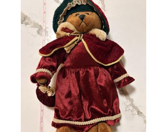 Russ Royal Winterfest Guinevere Pluszowy Miś Russ 1990 Vintage 12”