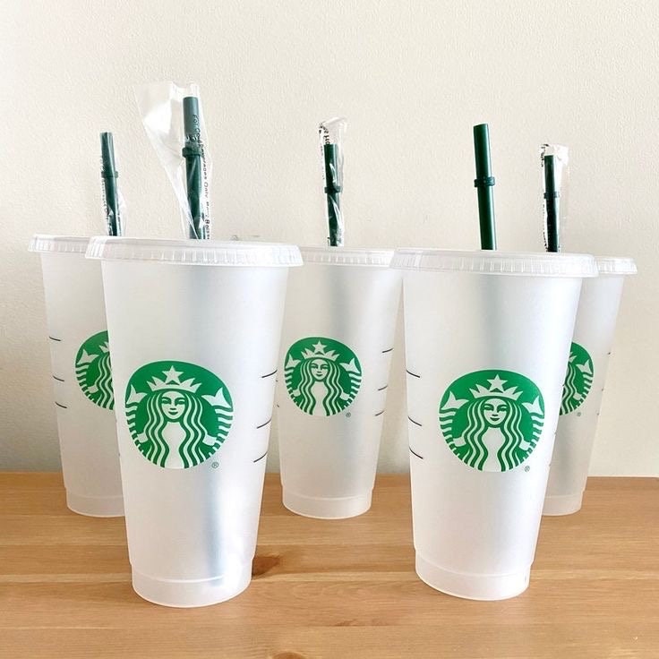 One Starbucks Plain Cup | Starbucks Cup | Tumbler | Aesthetic Starbucks Cup  | - Etsy