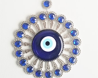 Evil Eye Wall Hanging | Evil Eye Protection | Evil Eye Metal Ornament | Evil Eye Hanging Decor