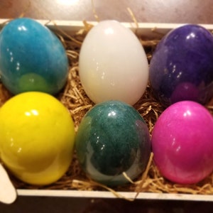 Onyx Eggs Vintage Banded Onyx Colorful Onyx Colorful Eggs Easter Eggs Blue Eggs Red Eggs Yellow Eggs White Eggs Mini Eggs image 2