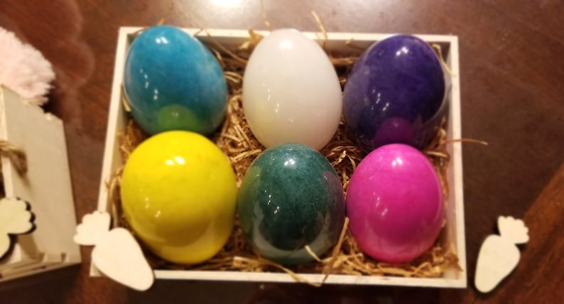 Onyx Eggs Vintage Banded Onyx Colorful Onyx Colorful Eggs Easter Eggs Blue Eggs Red Eggs Yellow Eggs White Eggs Mini Eggs image 2