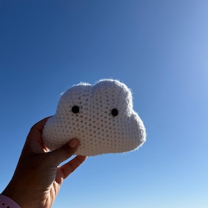 Cloud Kindle Pillow amigurumi Reading book stand tablet pillow holder crochet Book pillow Sleeve Crochet