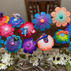 Polymer Planter Flowers