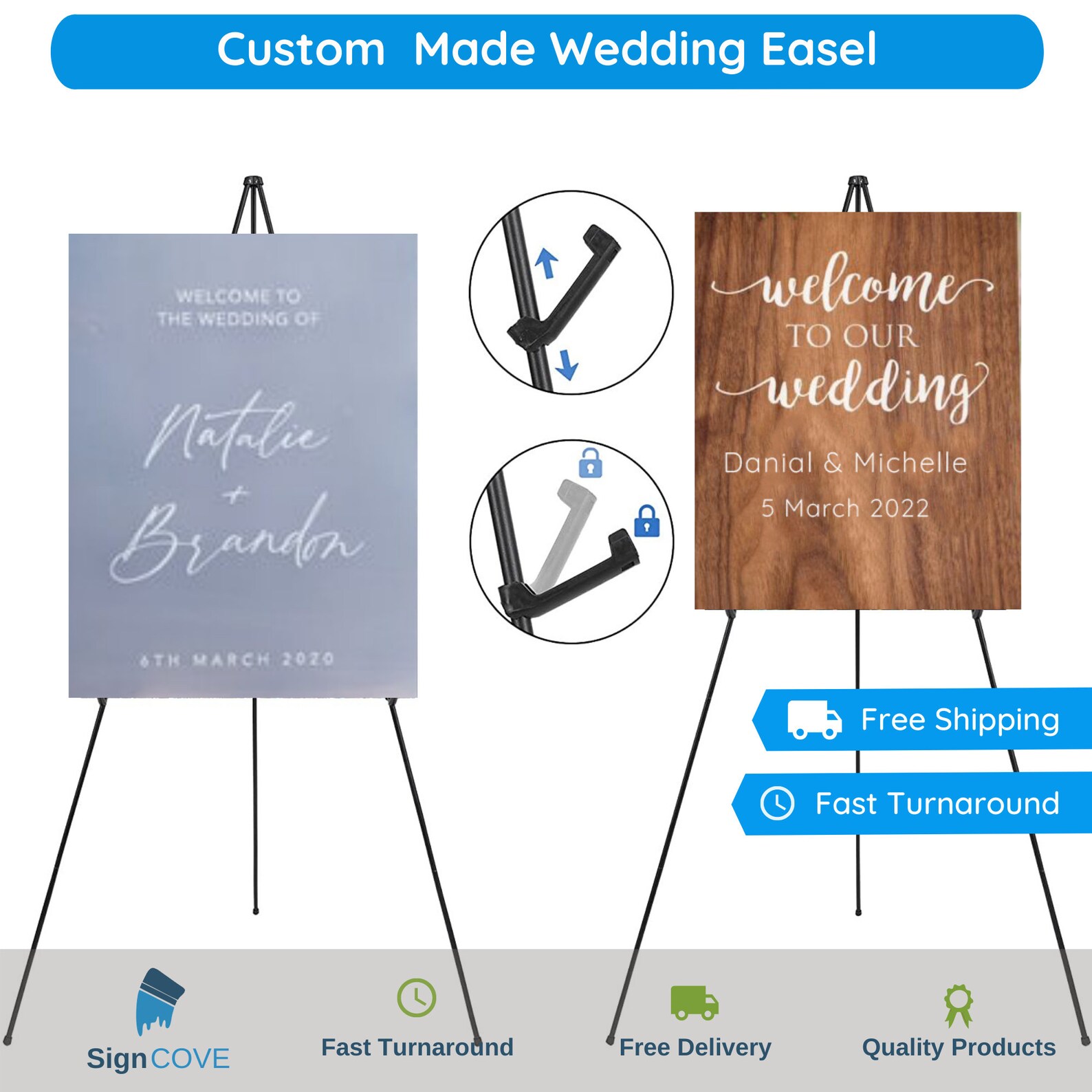 Wedding Easel Sign Stand Wedding Party Prop Easels Etsy