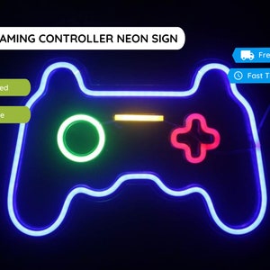 Papier peint - Neon Gaming Symbols