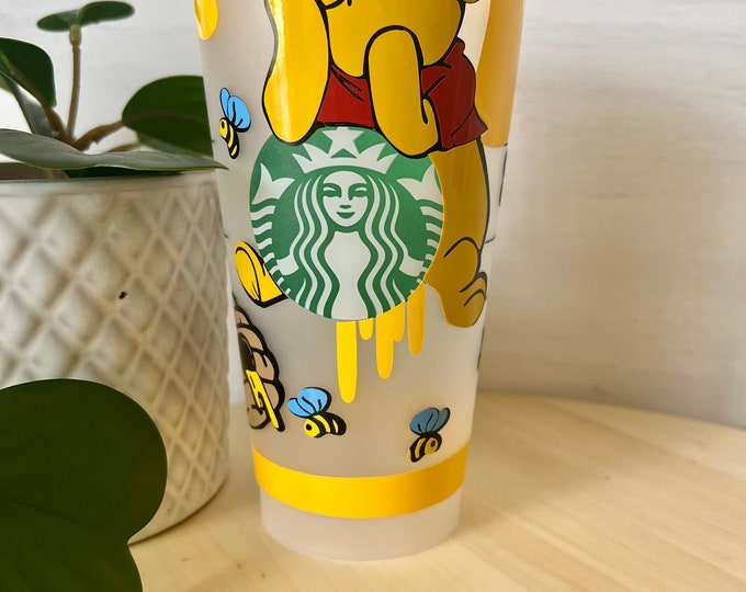 Starbucks Honey Bear Cup, Pooh Starbucks Venti Cup, Starbucks
