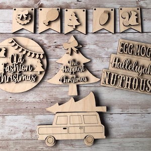 Christmas Tiered Tray Set (DIY)