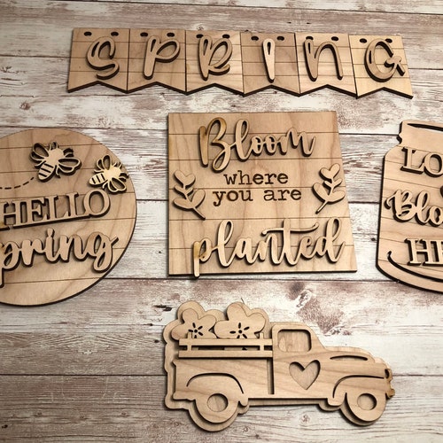 America USA Wood DIY Kit Tiered Tray DIY Etsy