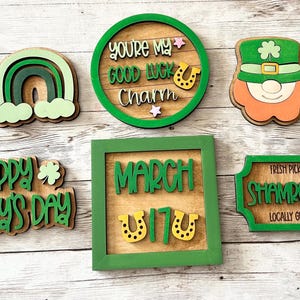 St. Patricks Tiered Tray Set (DIY)