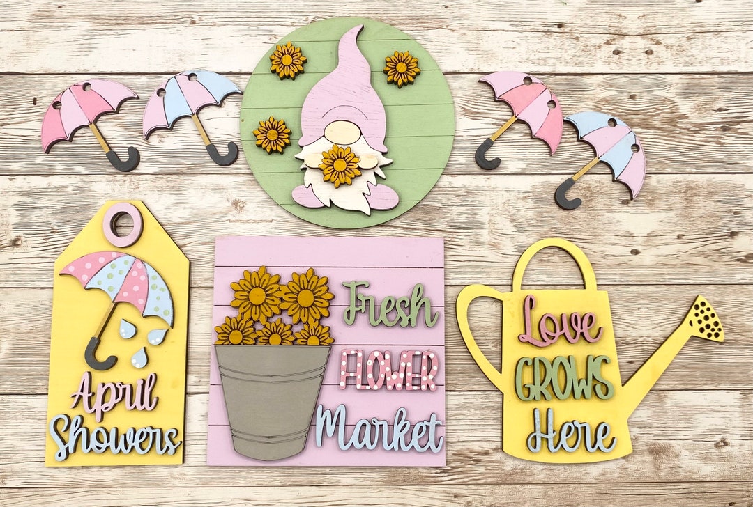 Spring Tiered Tray Set DIY - Etsy