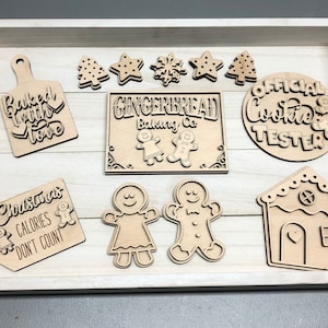 Gingerbread Tiered Tray Set (DIY)