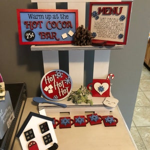 Hot Cocoa Tiered Tray Set