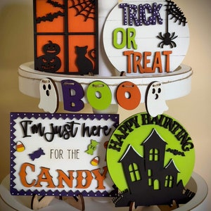 Halloween Tiered Tray Set (DIY)