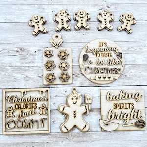 Gingerbread Tiered tray set (DIY)