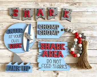 Shark Tiered Tray Set