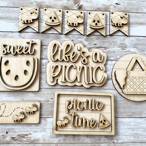 Watermelon | Picnic Tiered Tray Set (DIY)