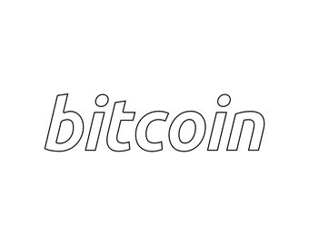 Bitcoin Text svg