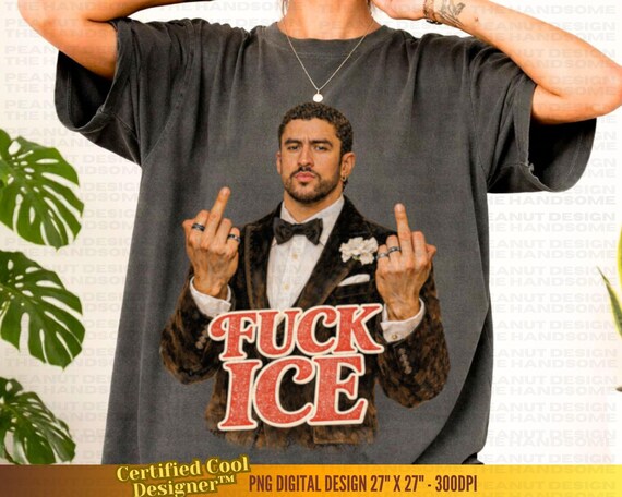 Ice Out Bad Bunny png, bad bunny png, fuck ice png, Benito Bowl png, Team Benito png, Debi tirar mas fotos png, half time show png, dtmf png