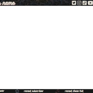 Line Art Stream Overlay & Waiting Screens Twitch Youtube - Etsy