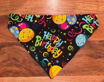Paws & Bones on Tie Dye Reversible Slide-On Stay-On Collar Bandana Slide On Bandana Paws & Bones on Tie Dye Reversible Slide-On Stay-On Collar Bandana Slide On Bandana