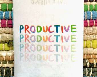 Productive - Mini Comic Zine