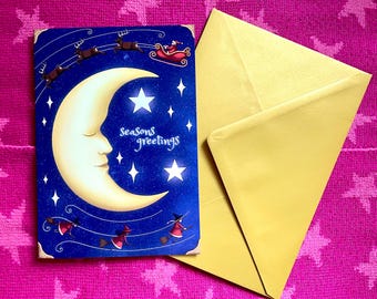 Celestial Christmas - A5 Christmas Card With Envelope