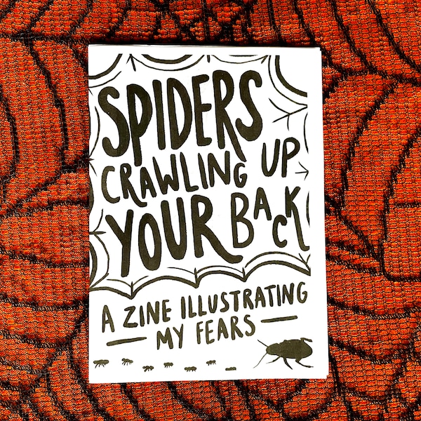 Des araignées rampant dans votre dos - Zine d'horreur illustré