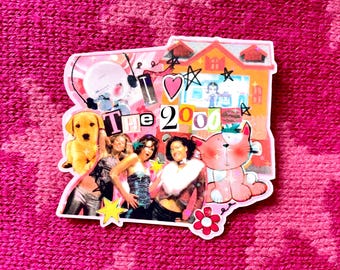 I Love The 2000s Waterproof Vinyl Sticker