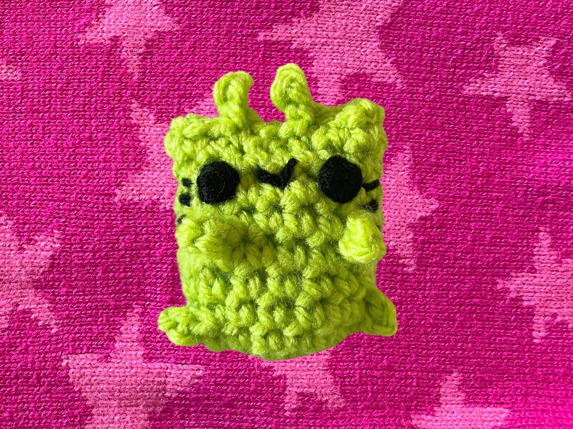 Alien Cat Mini Crochet Plushie - Etsy