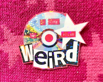 I Like My Films Weird Waterproof Vinyl Sticker